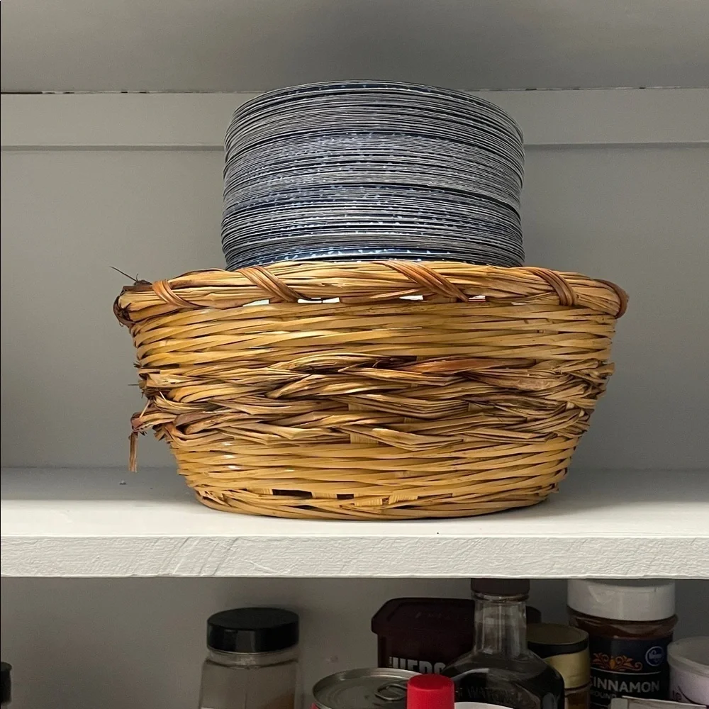 Set of 2 wicket baskets